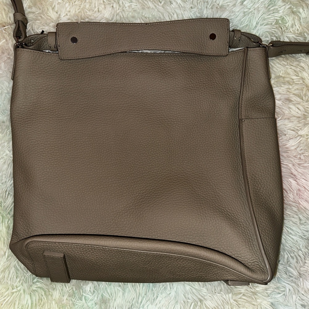 New All Saints Mast Taupe Shoulder Tote Bag - Picture 5 of 9